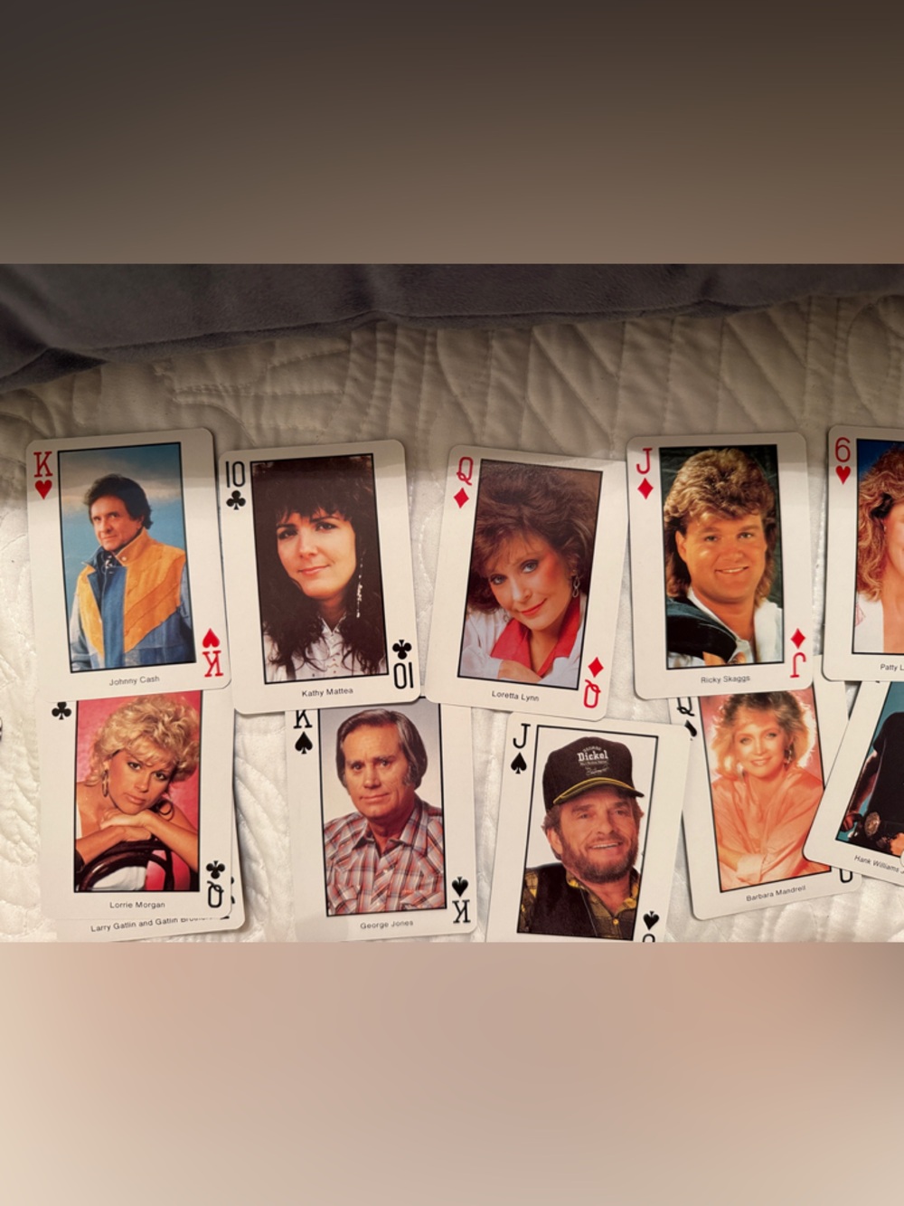Playing Cards “Best of Country Music”Legends Vintage 80s